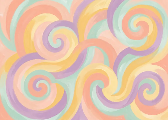 Pastelowe wiry