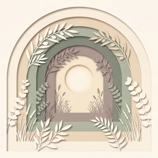 Sage Arches linen