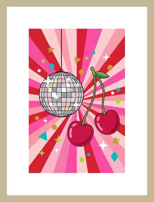 Różowe disco