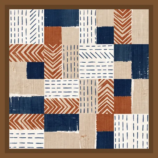 Navy and Terracotta