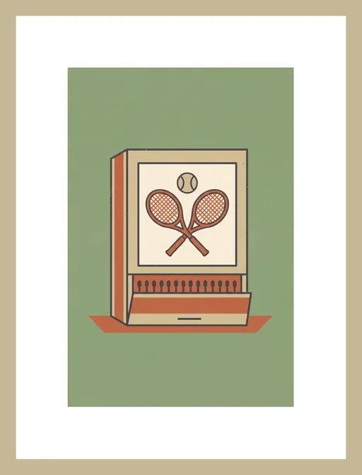 Retro kort szałwii