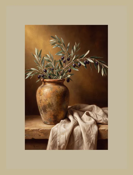 Olive Branch in Ceramics