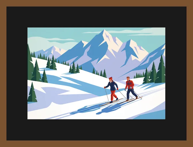Ski de fond en montagne