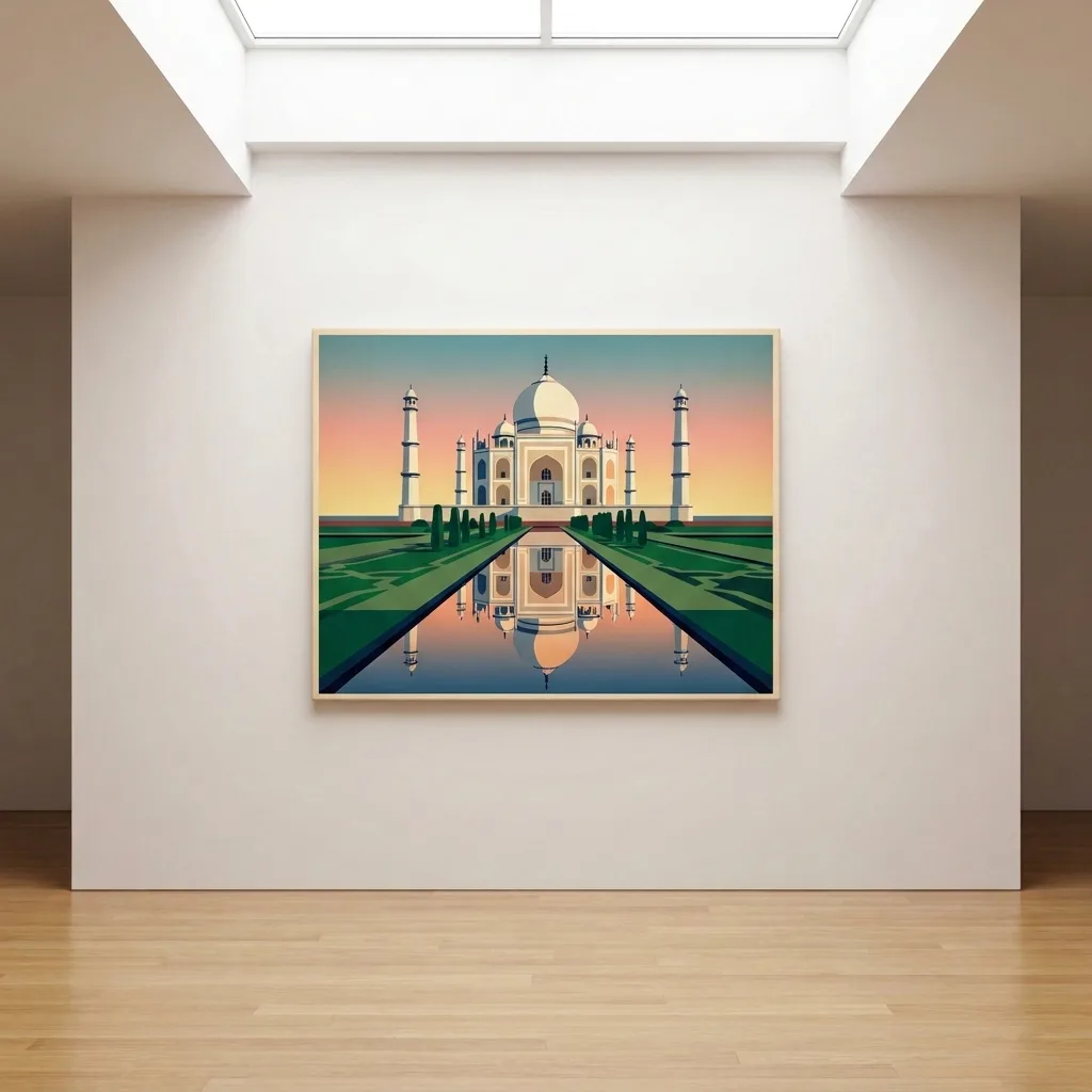 Symmetrie in Pastell