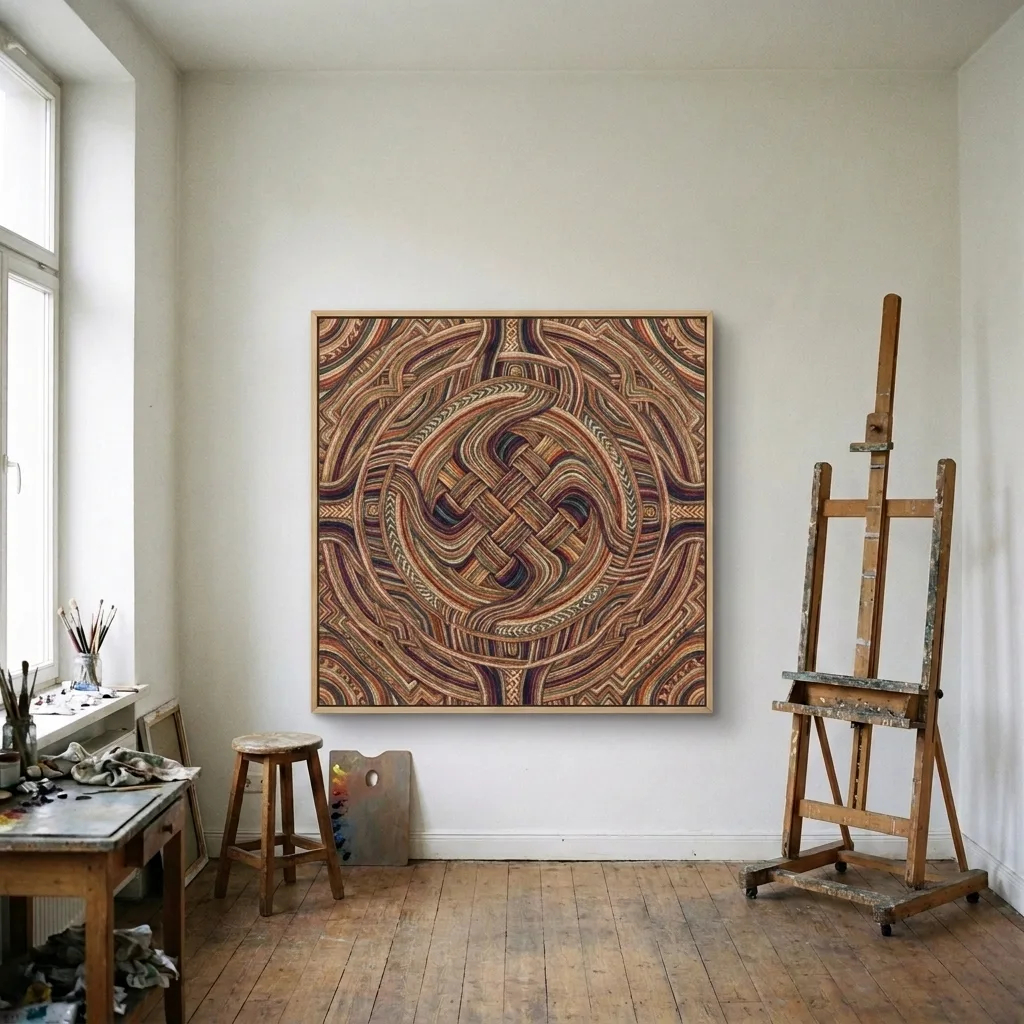 Labyrinth der Geflechte fleck