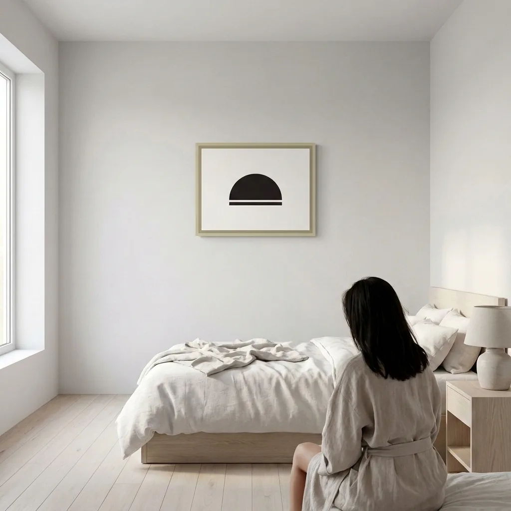 Minimalistische Morgendämmerung