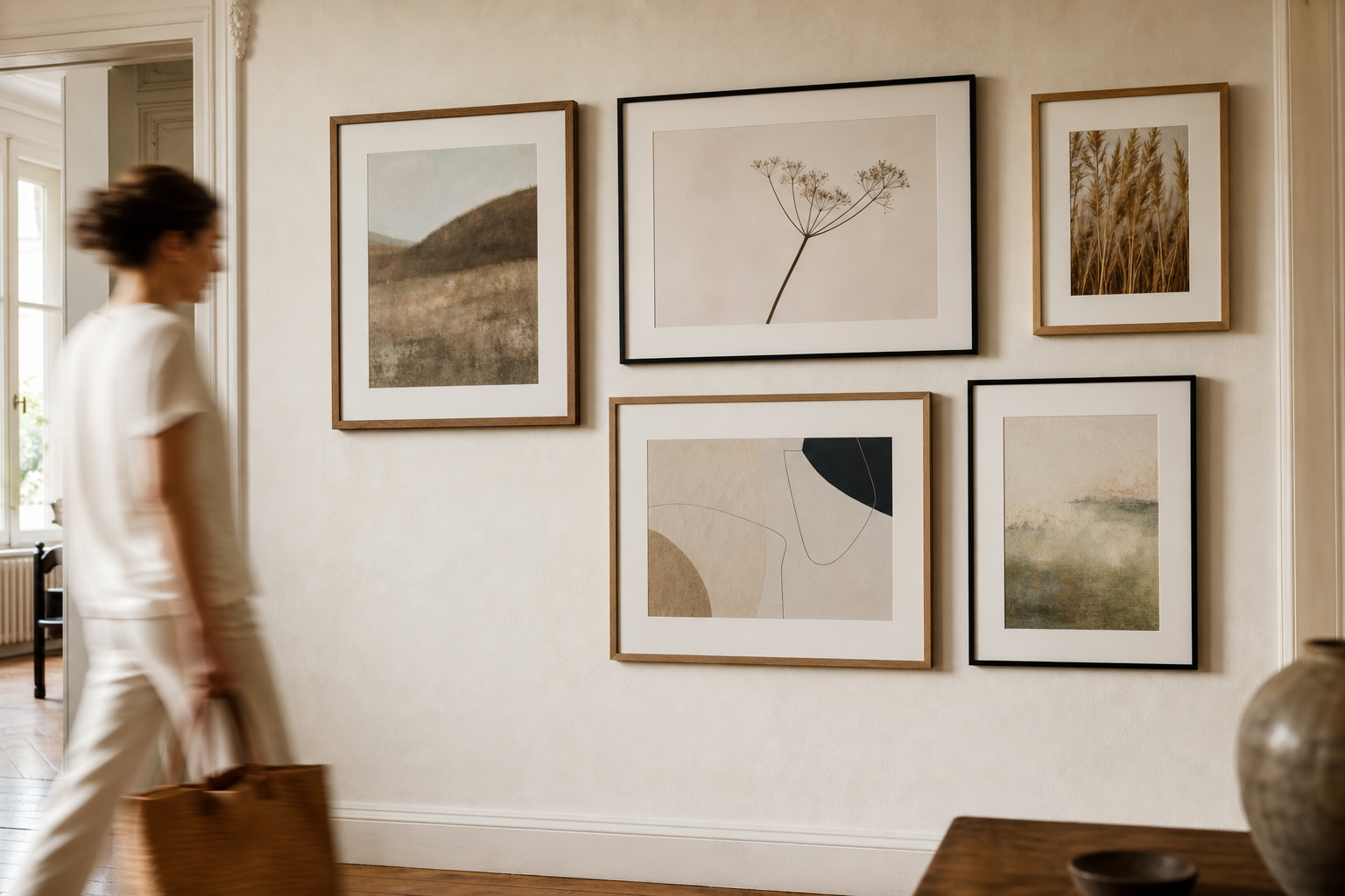 Symetria czy asymetria? Jak zaplanować układ gallery wall
